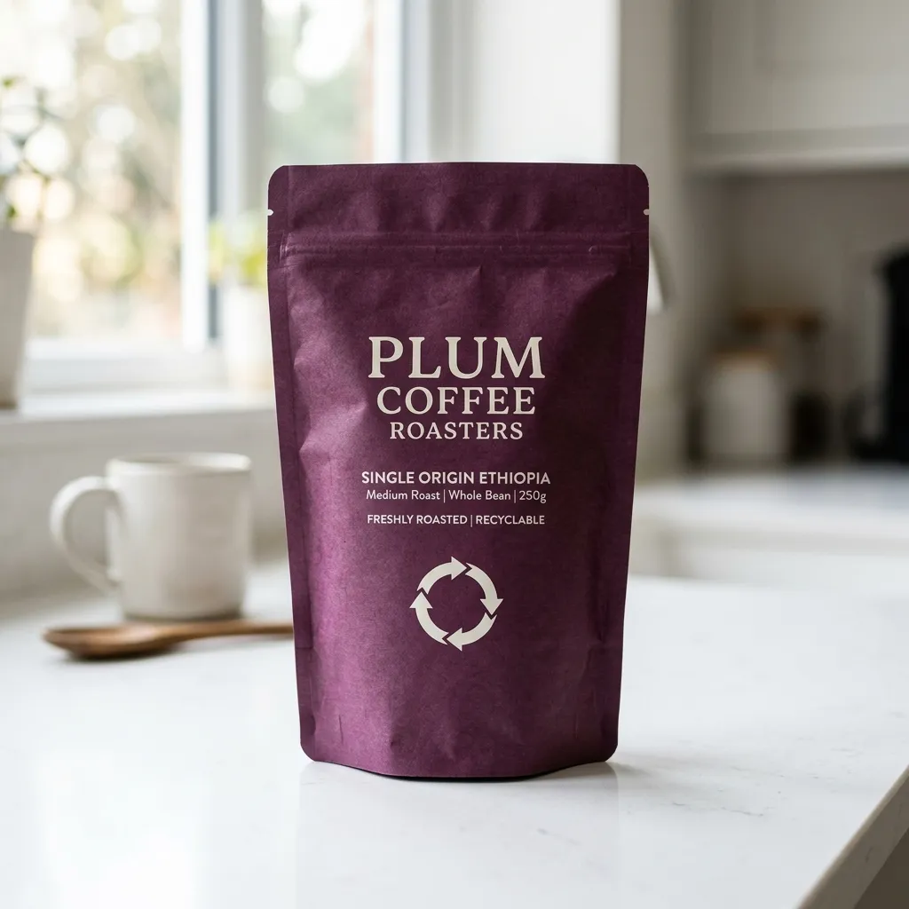 Recyclable_coffee_pouch_on_counter