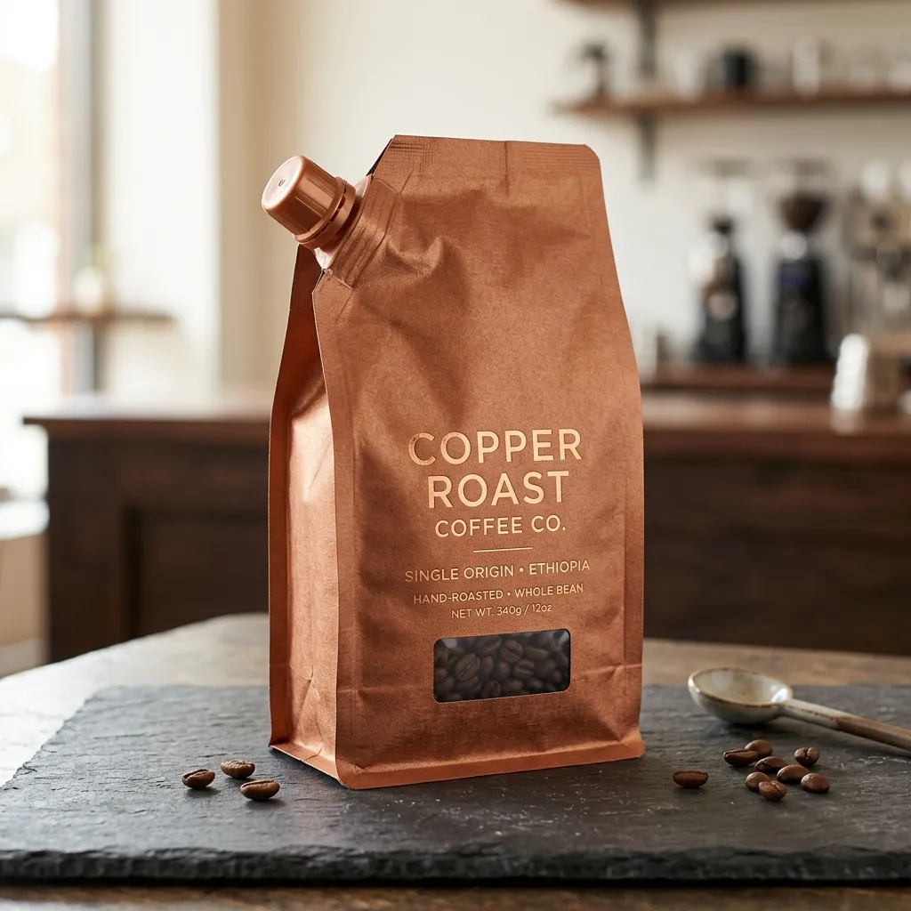 Tenez-vous up_coffee_bag_on_table