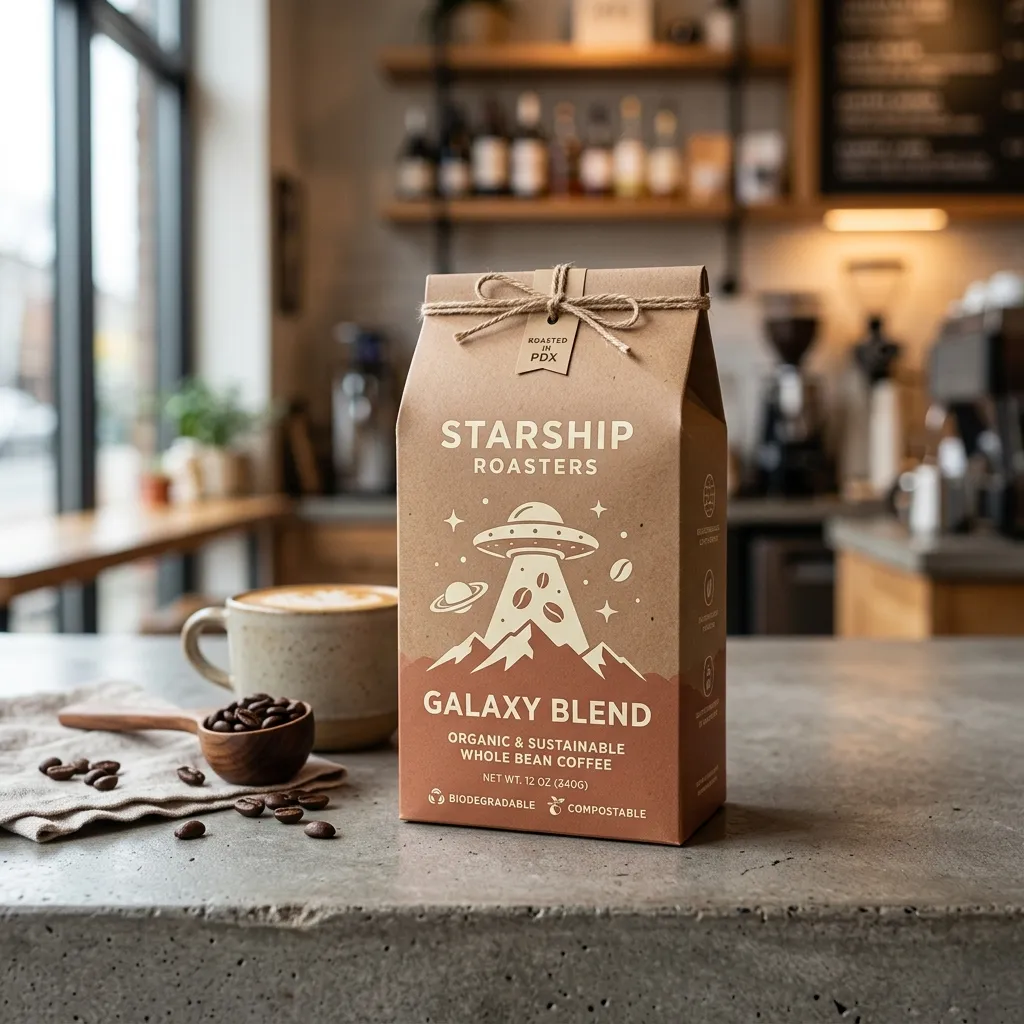Boîte à café OVNI compostable