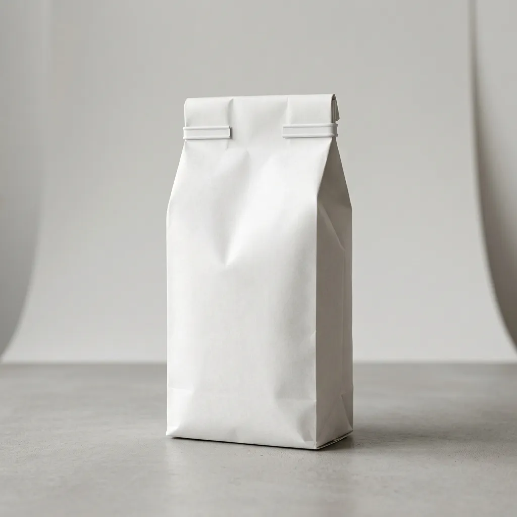 Fermetures à attaches en étain, sachets à café