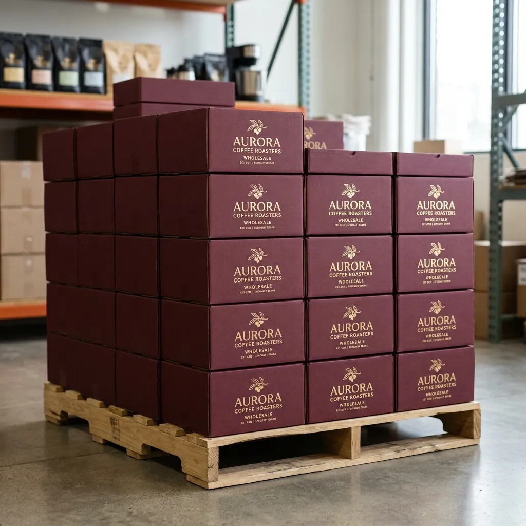 Emballage en gros de café-courrier