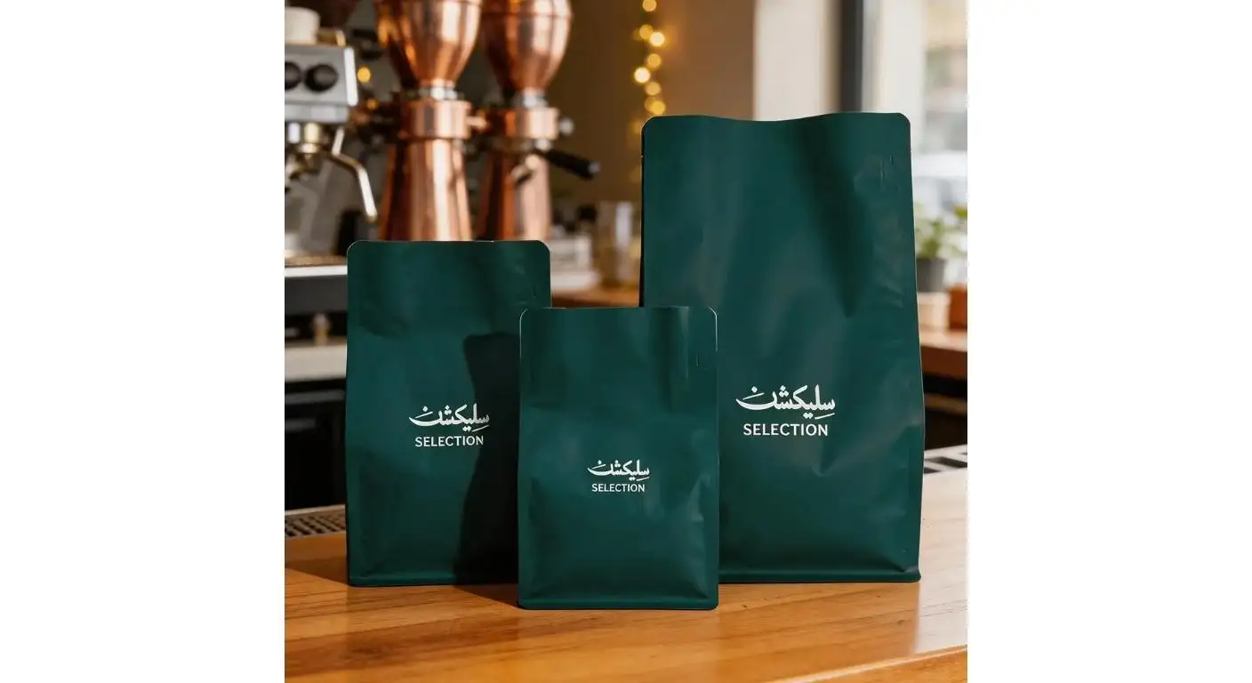 Emballage de grains de café recyclables