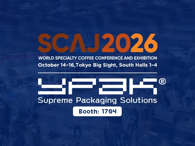 SCAJ 2026 Invitation à l’exposition Coffee Packaging de YPAK