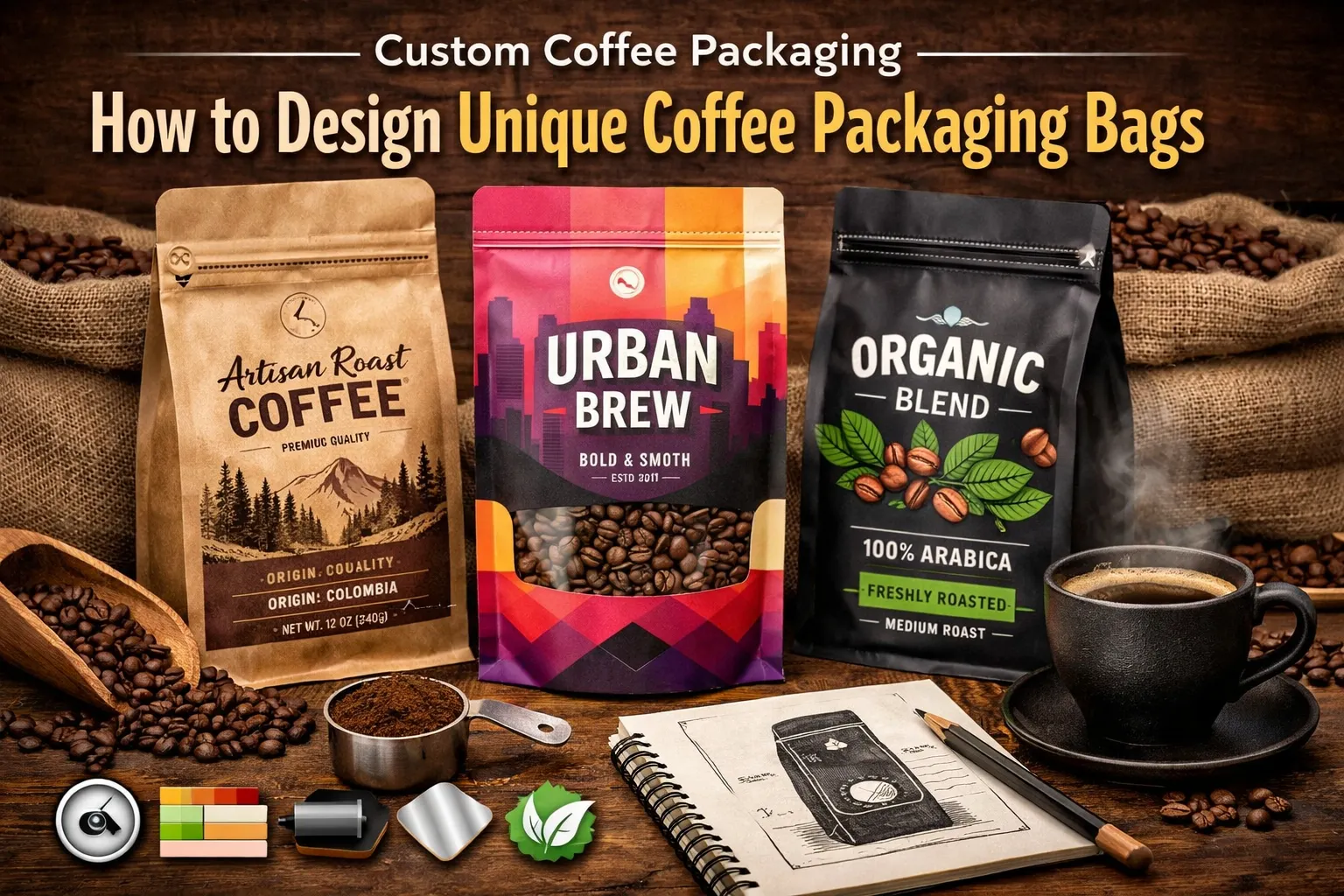 Comment concevoir un emballage de café unique