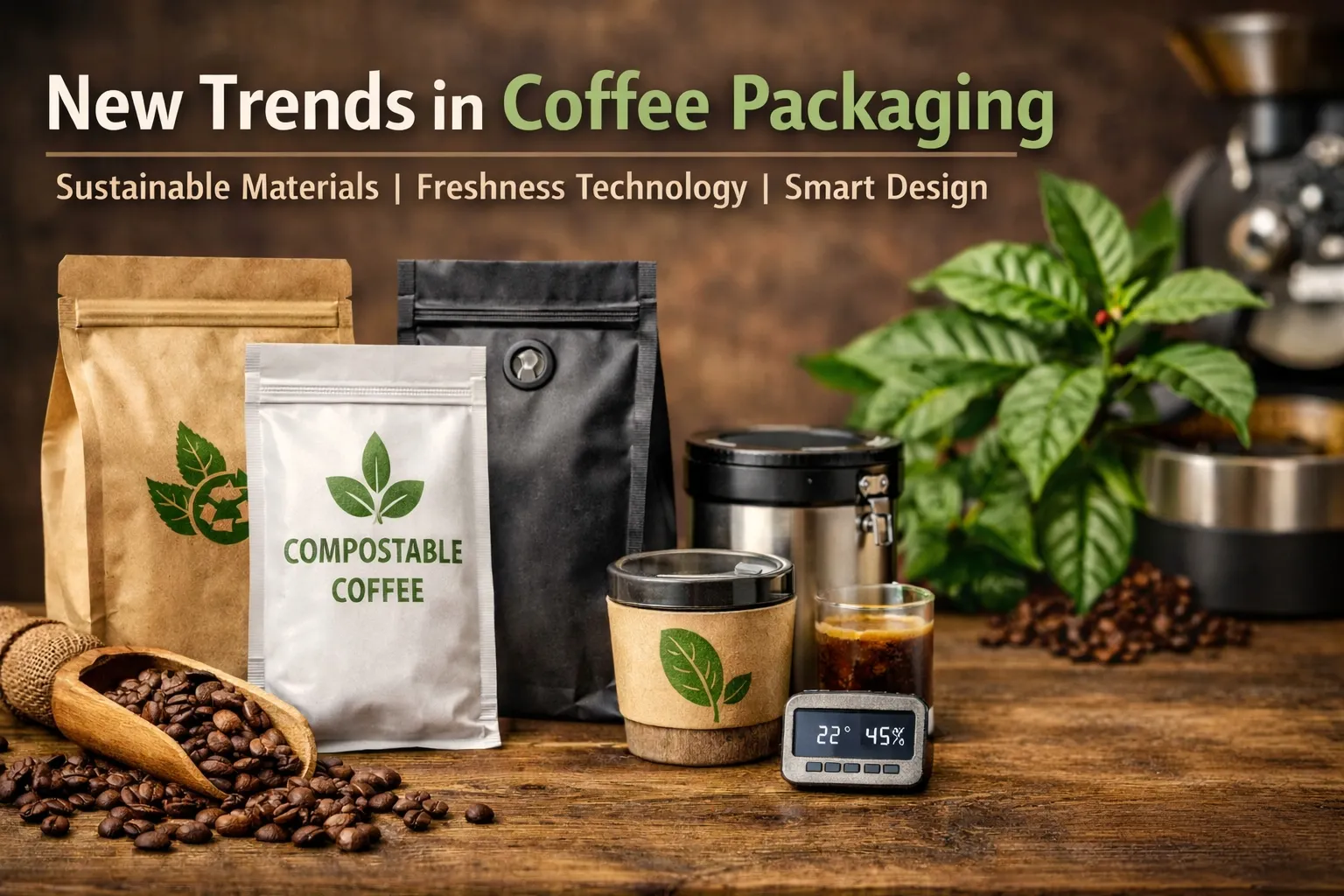 Nouvelles tendances dans l’emballage du café