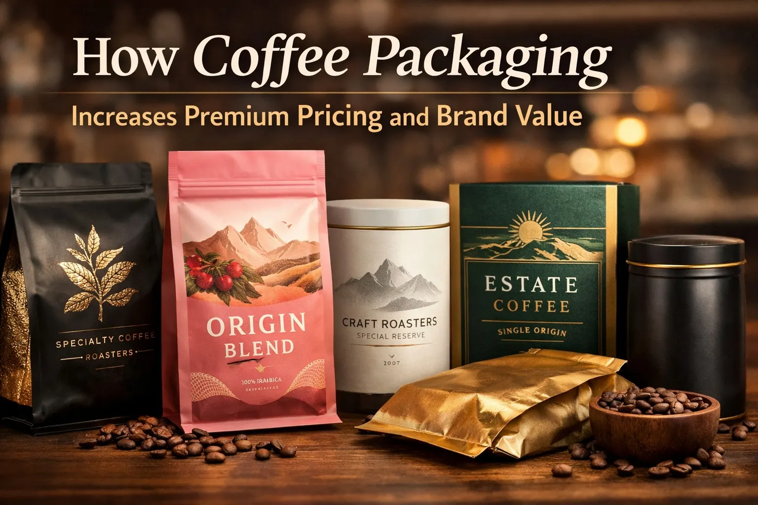 Comment une entreprise d’emballage de café augmente les prix premium et la valeur de la marque