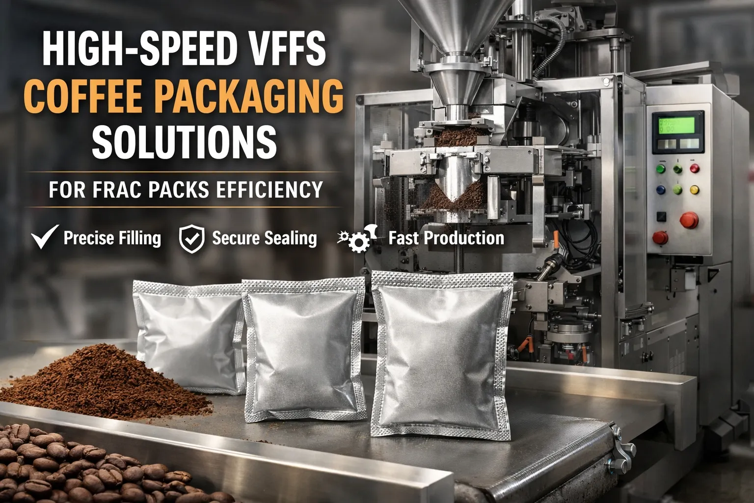 Gamme d’emballage de café: Optimisation de l’efficacité de la production des Frac Packs