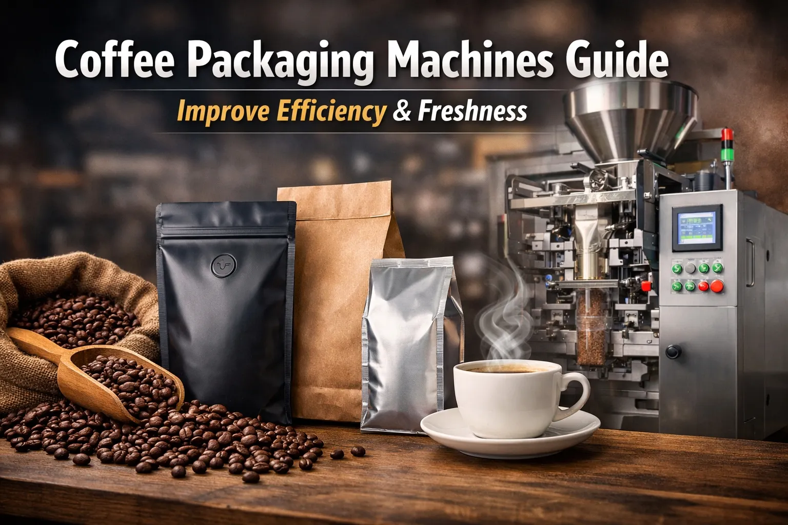 Quels types d’équipements d’emballage de café existe-t-il?