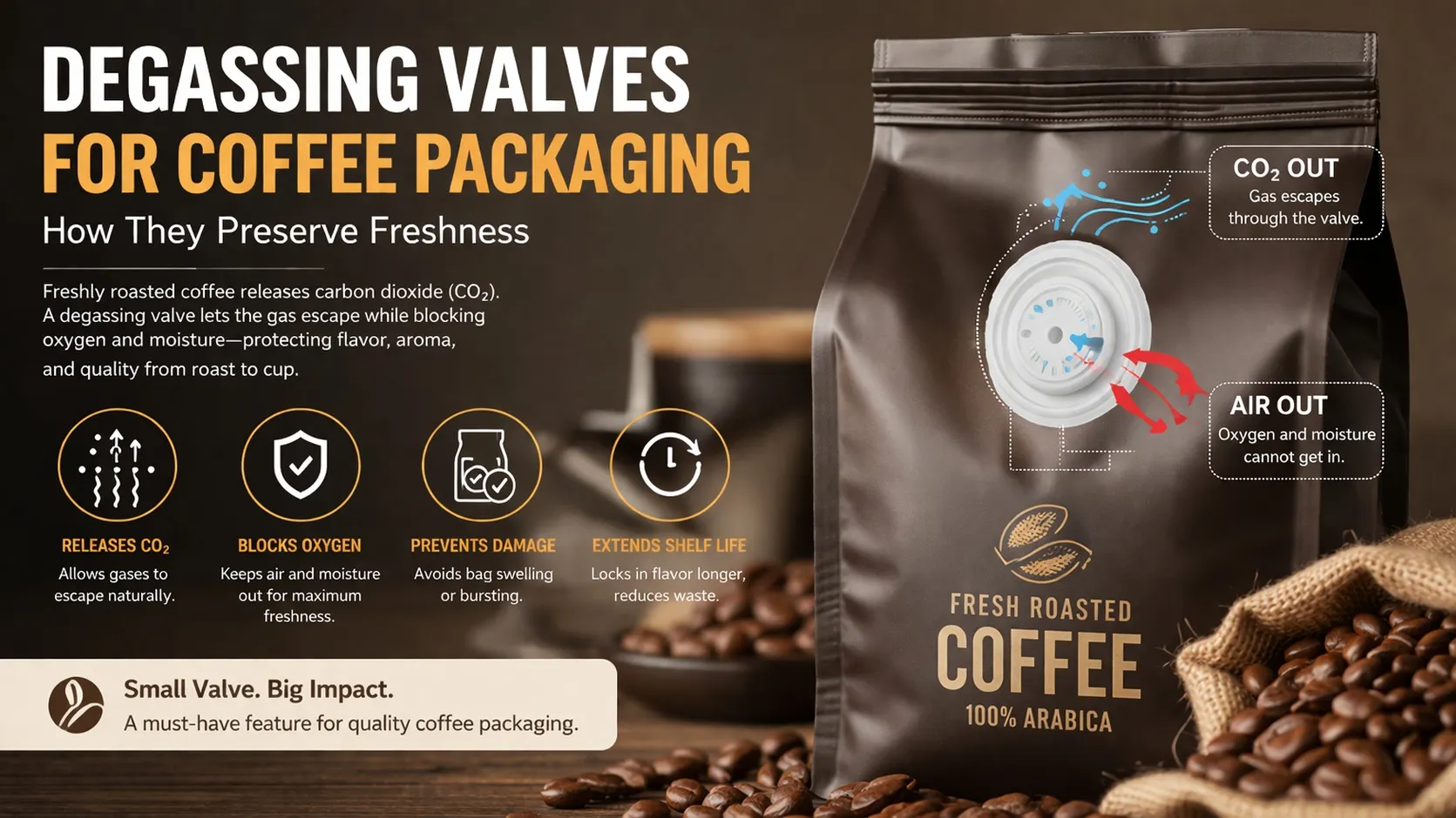 Pourquoi les sachets de café ont-ils des bouches d’aération ?