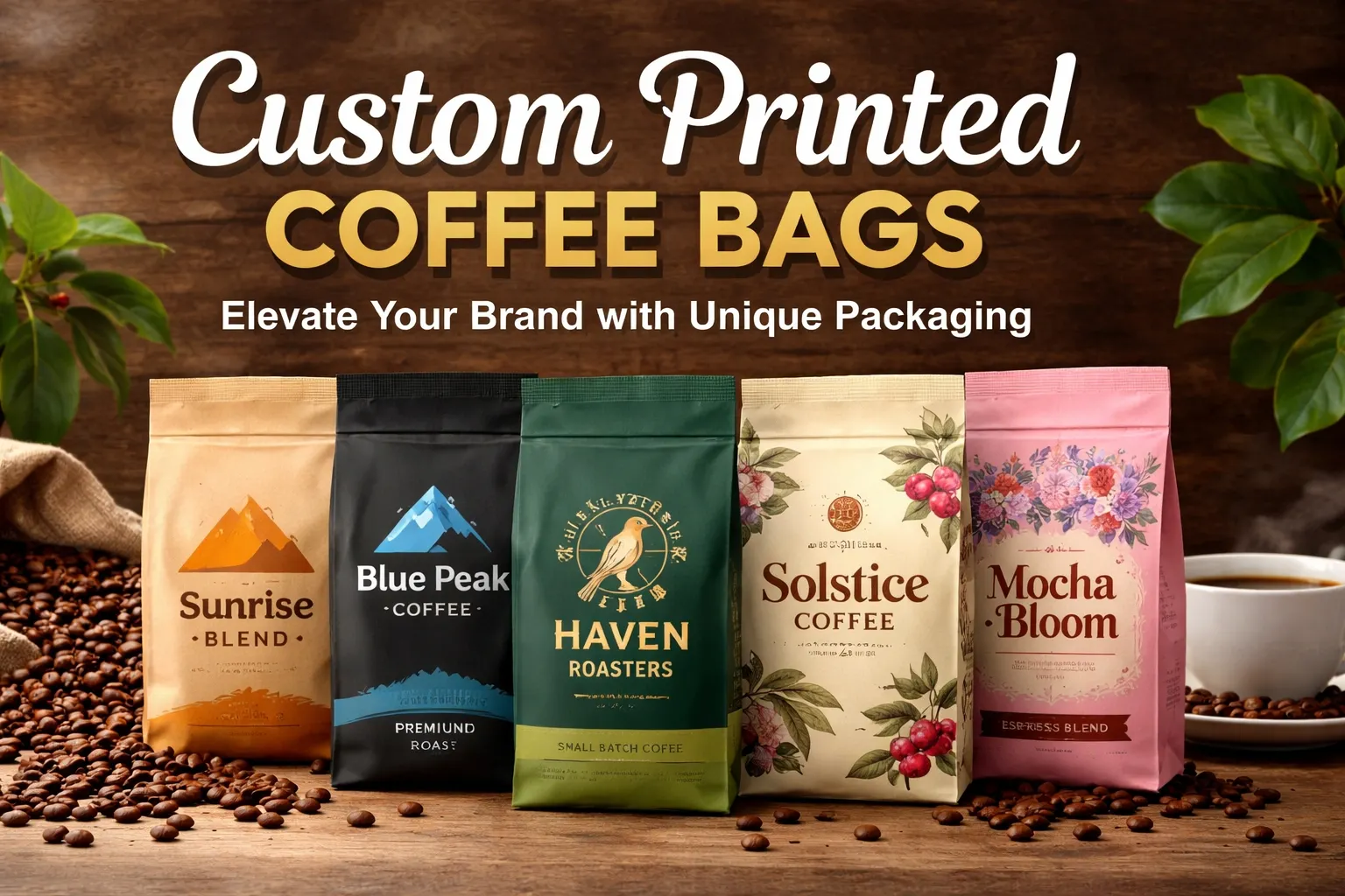 Qu’est-ce que l’impression personnalisée sur sachets de café?