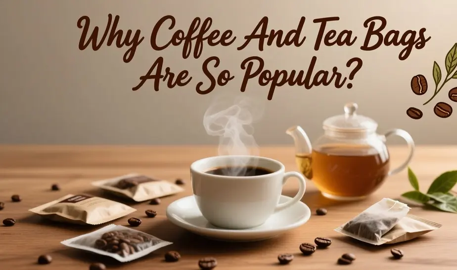 Pourquoi le café et les sachets de thé sont-ils si populaires?