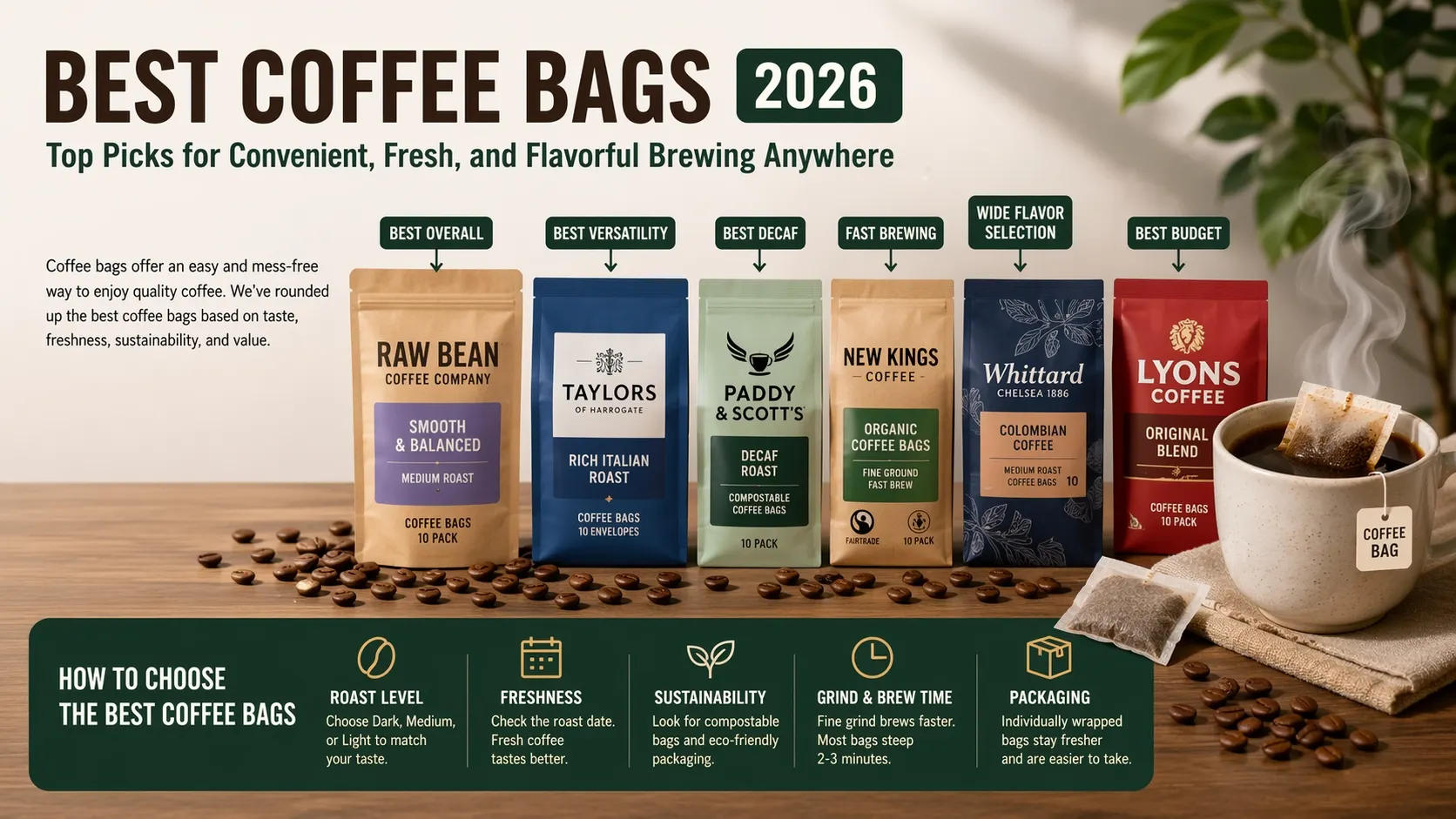 Meilleurs sachets de café dans 2026