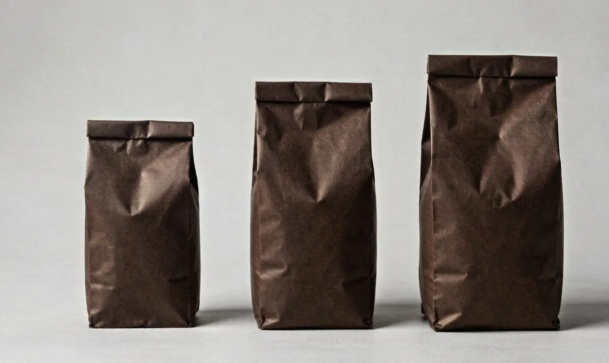 Quelles sont les tailles de sachets de café les plus courantes?